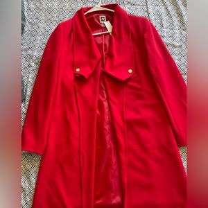 Long Red blazer